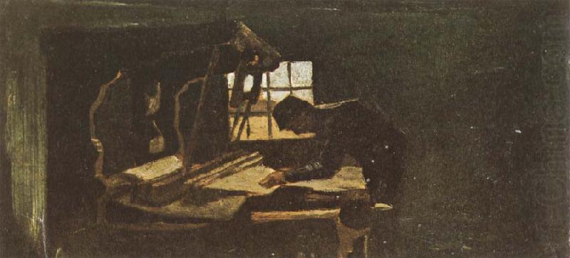 Weaver Arranging Threads (nn04), Vincent Van Gogh